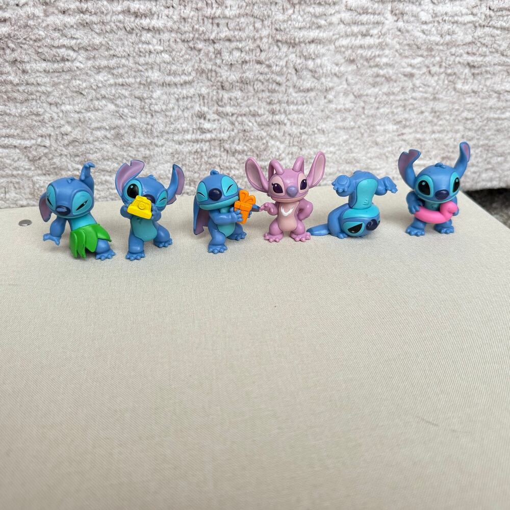 Disney Stitch mini figurines set of 6